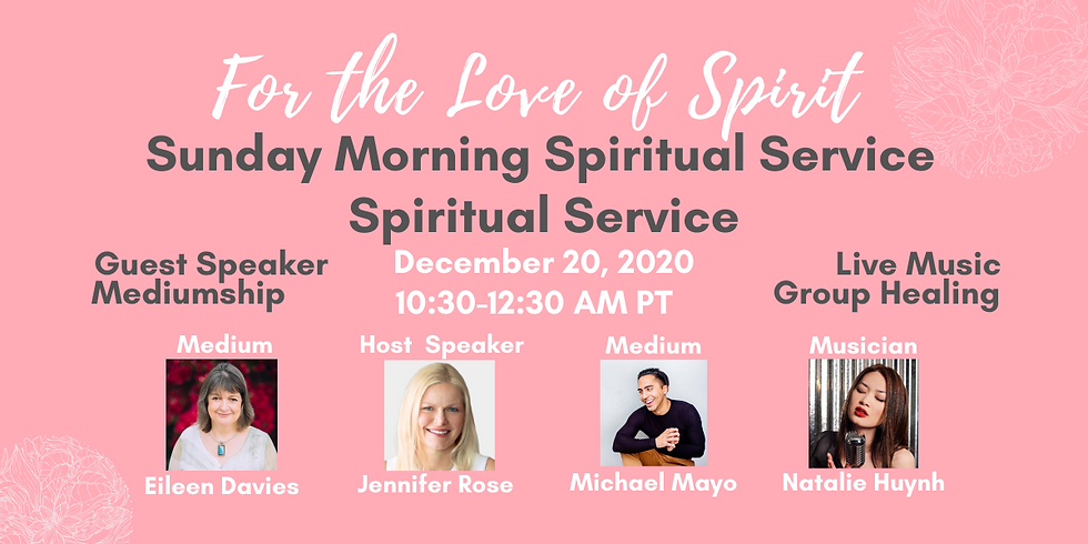 Sunday Morning Spiritual Service