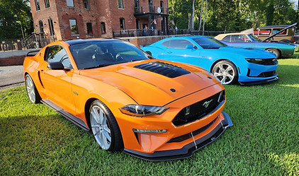 Stray Cats Car Show iat Weldon Mills Distillery