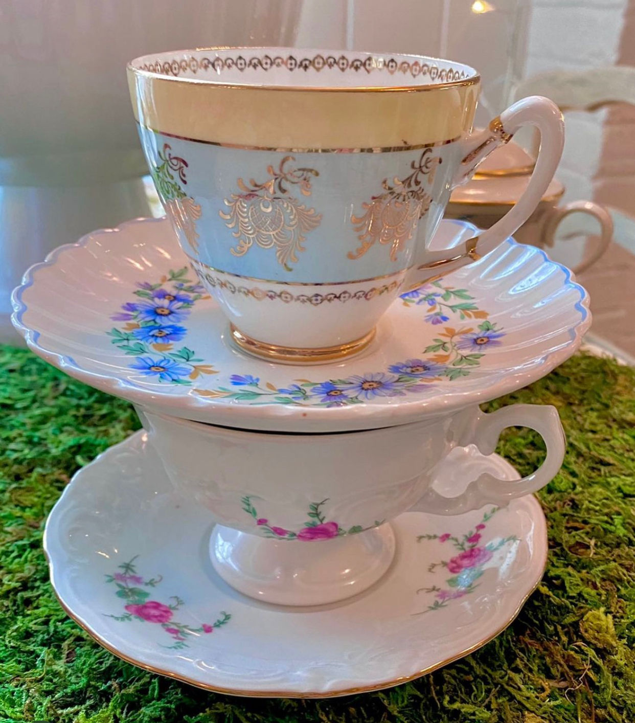 Garden Teacup & Saucer