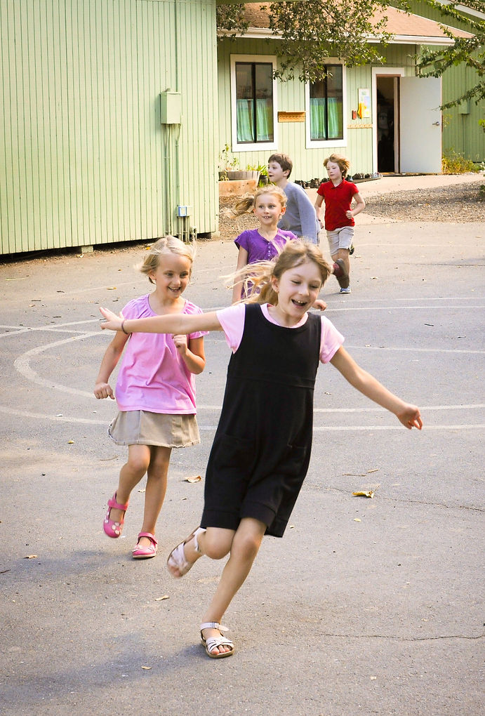 Waldof Elementary School Children Playing