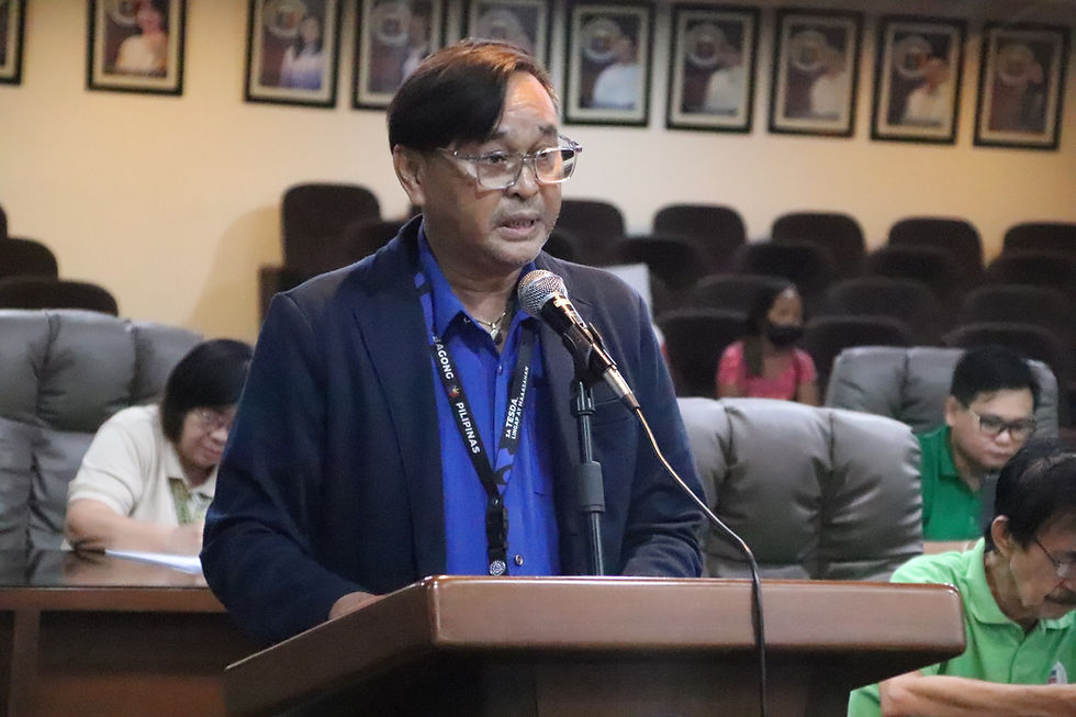 Mr. Austolio V. Igot, a representative of TESDA