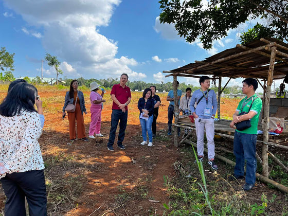 Cabanlas inspects proposed subd project in Lumbia