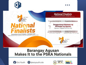 OYDO, SK Barangay Agusan napili isip national finalists sa 2026 SK Awards
