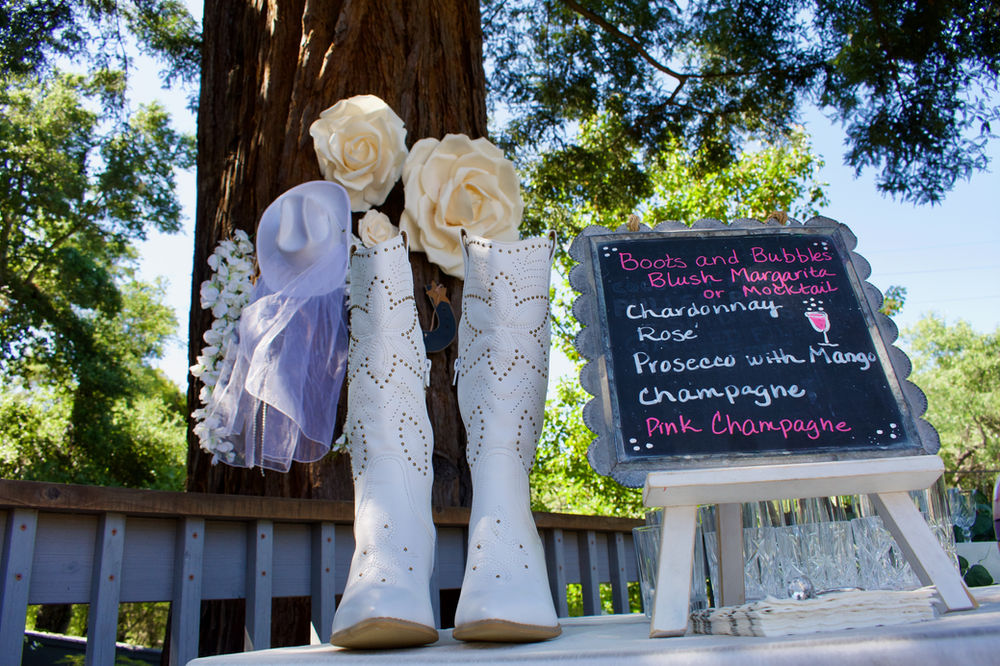 Boots & Bubbly Beautiful Backyard Bridal Shower