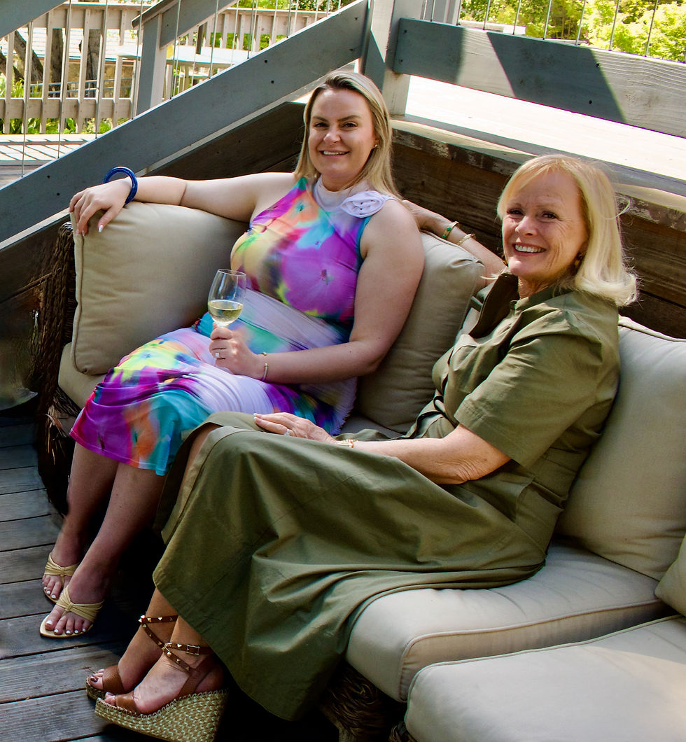 The Blushing Bride Caitlin and Her Mom Kimberley