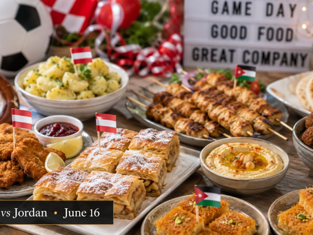World Cup Watch Party Food Austria vs Jordan