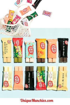 Kit Kat - Japanese 21 Piece Variety Pack, Chocolate Candy Bundle to Gift or Enjoy, Snack Box with Strawberry, Green Tea Double Matcha, Pudding and more
