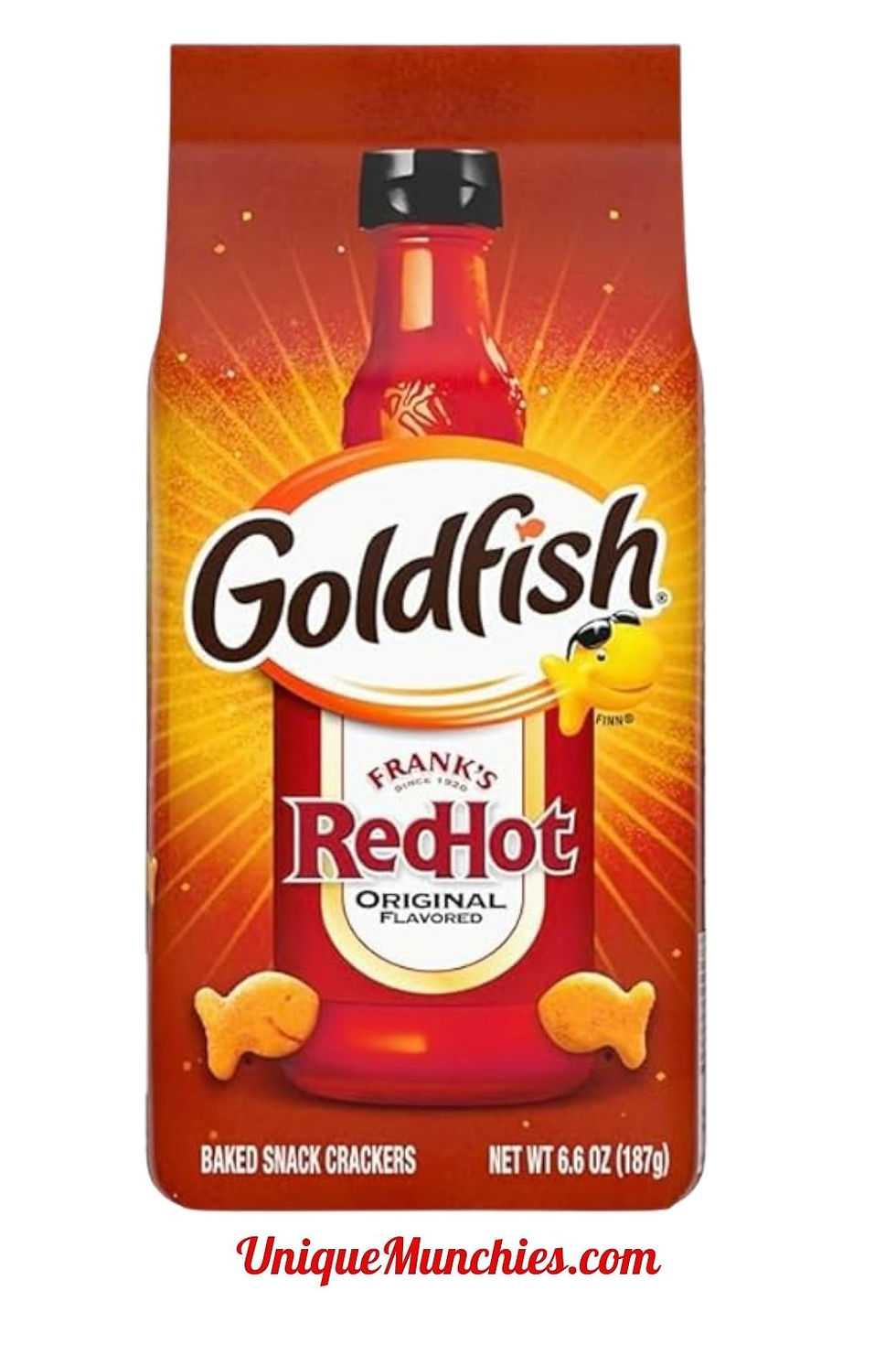 Goldfishs Crackers, Limited Edition Frank's RedHot Snack Crackers