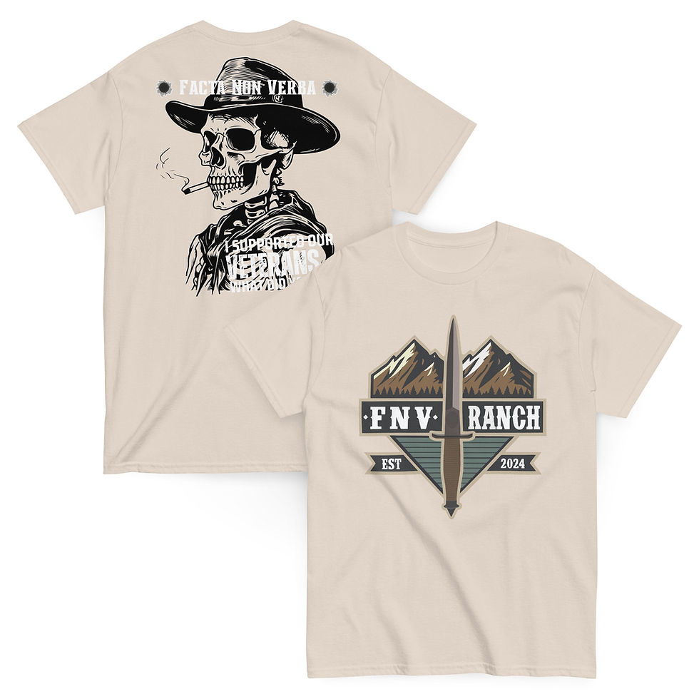 Thumbnail: Unisex T-Shirt (Bones-Vets) (Canada Ship)