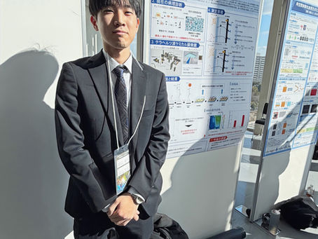 Mr. Omi (M1) gave a presentation at the 46th Annual Meeting of the Laser Society of Japan.