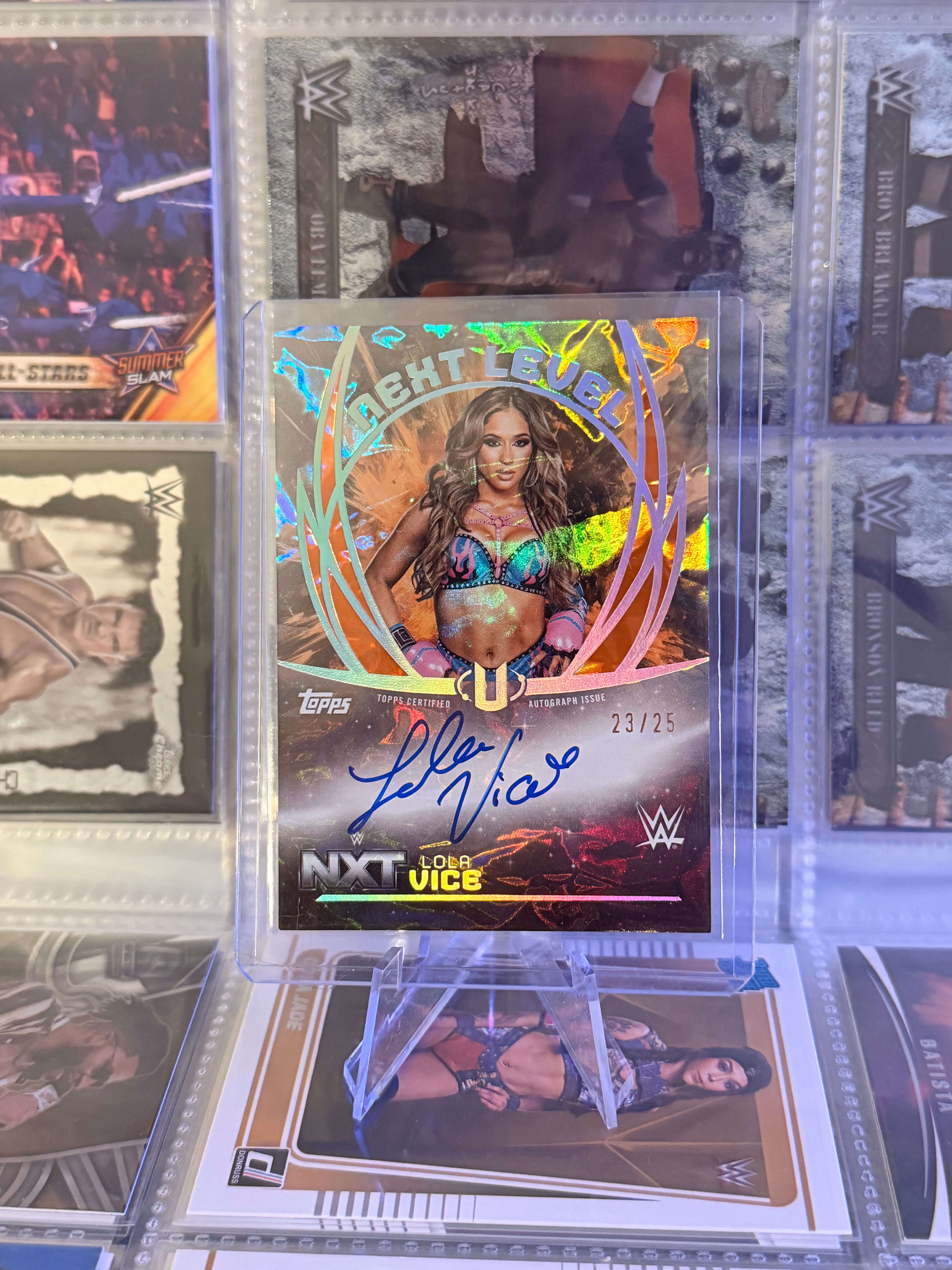 Lola Vice 23/25 —> WWE topps Universe 2025