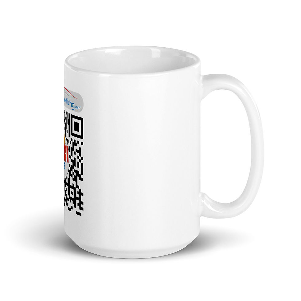 Miniatura: White glossy mug - HYPERCarvertising Click e Vinci