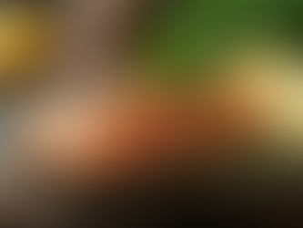 Baked Salmon served with fresh herbs and lemon wedges