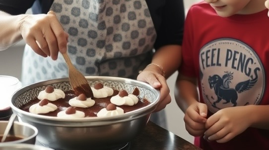 Arranged Food and Objects