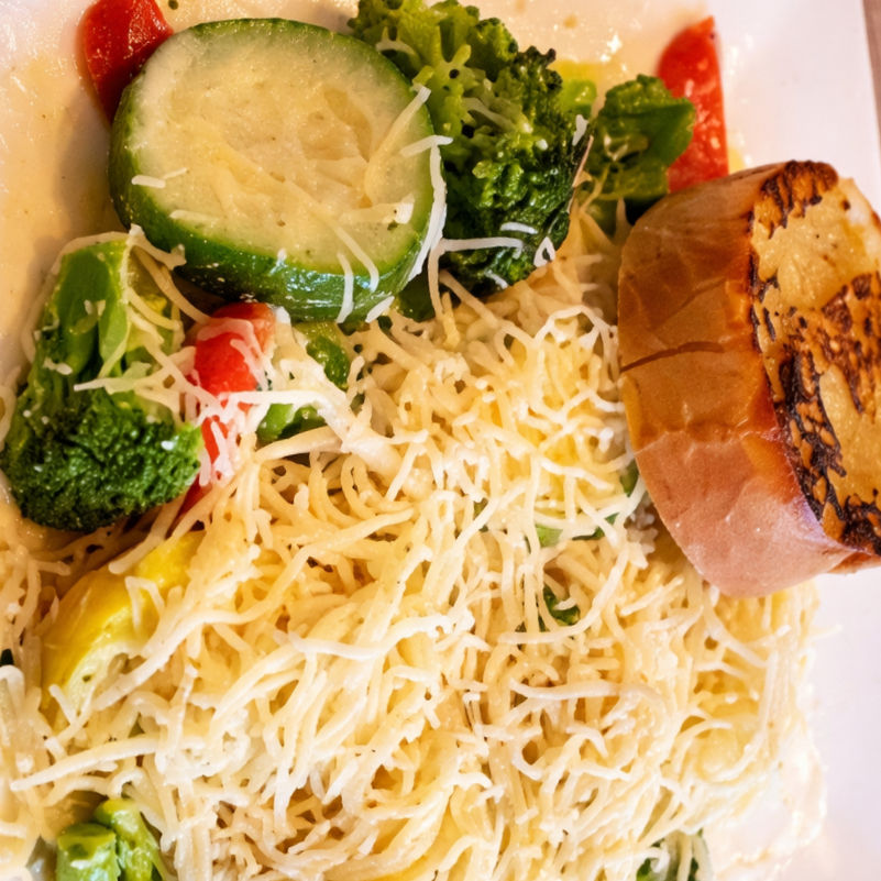 Fresh vegetable pasta with choice of sauce in Lynchburg VA