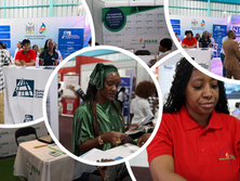 Namibia Estate Agents Board at OATF 2025 promoting compliance, registration, and real estate industry updates.