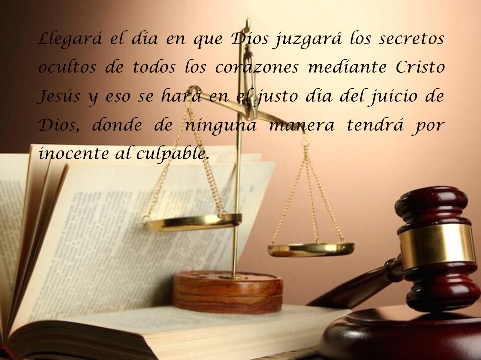 El justo juicio de Dios