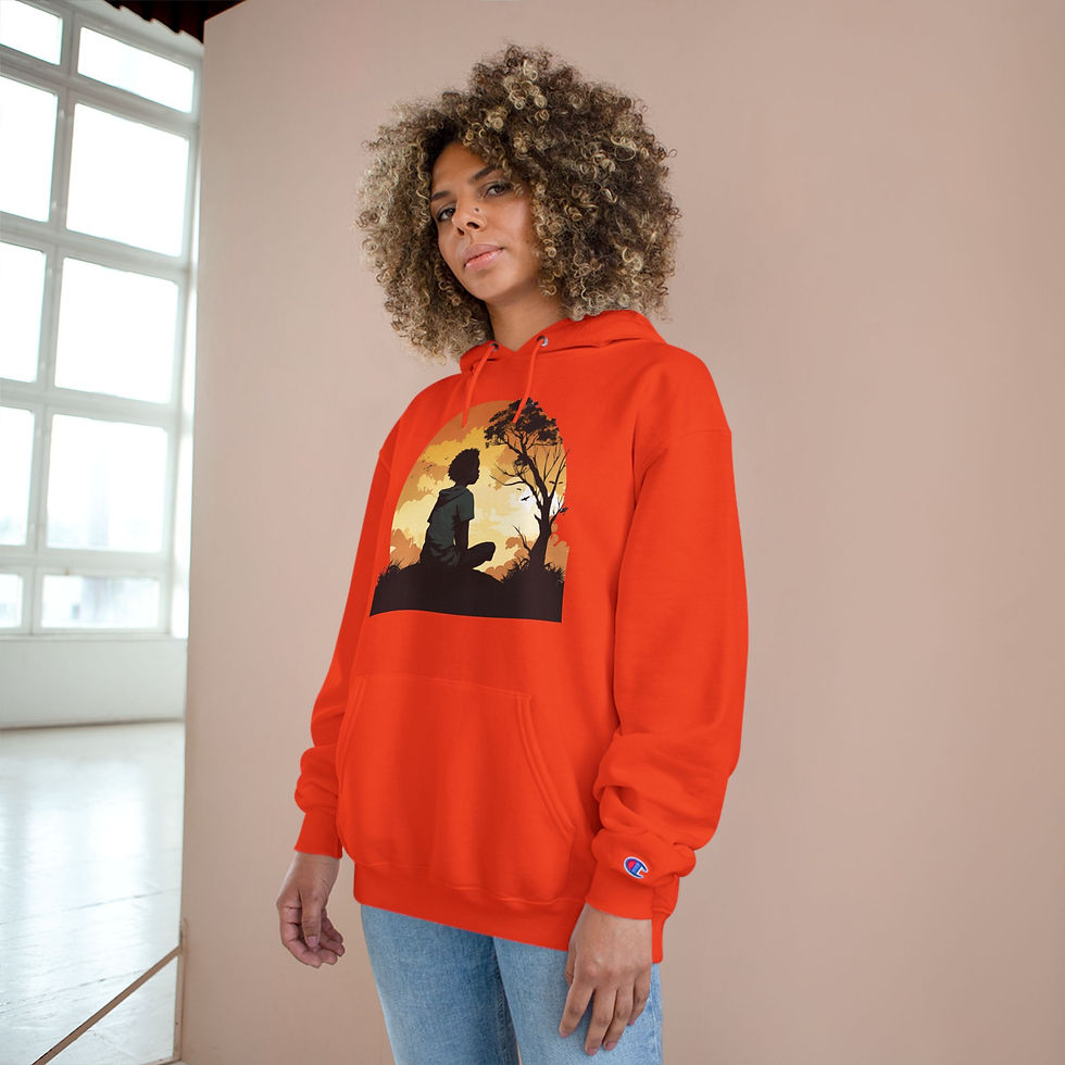 Thumbnail: Champion Hoodie - Sunset Boy