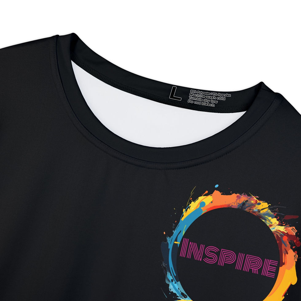 Thumbnail: Women's Comfort Polyester Graphic T-Shirt - Inspire (Minimalist)