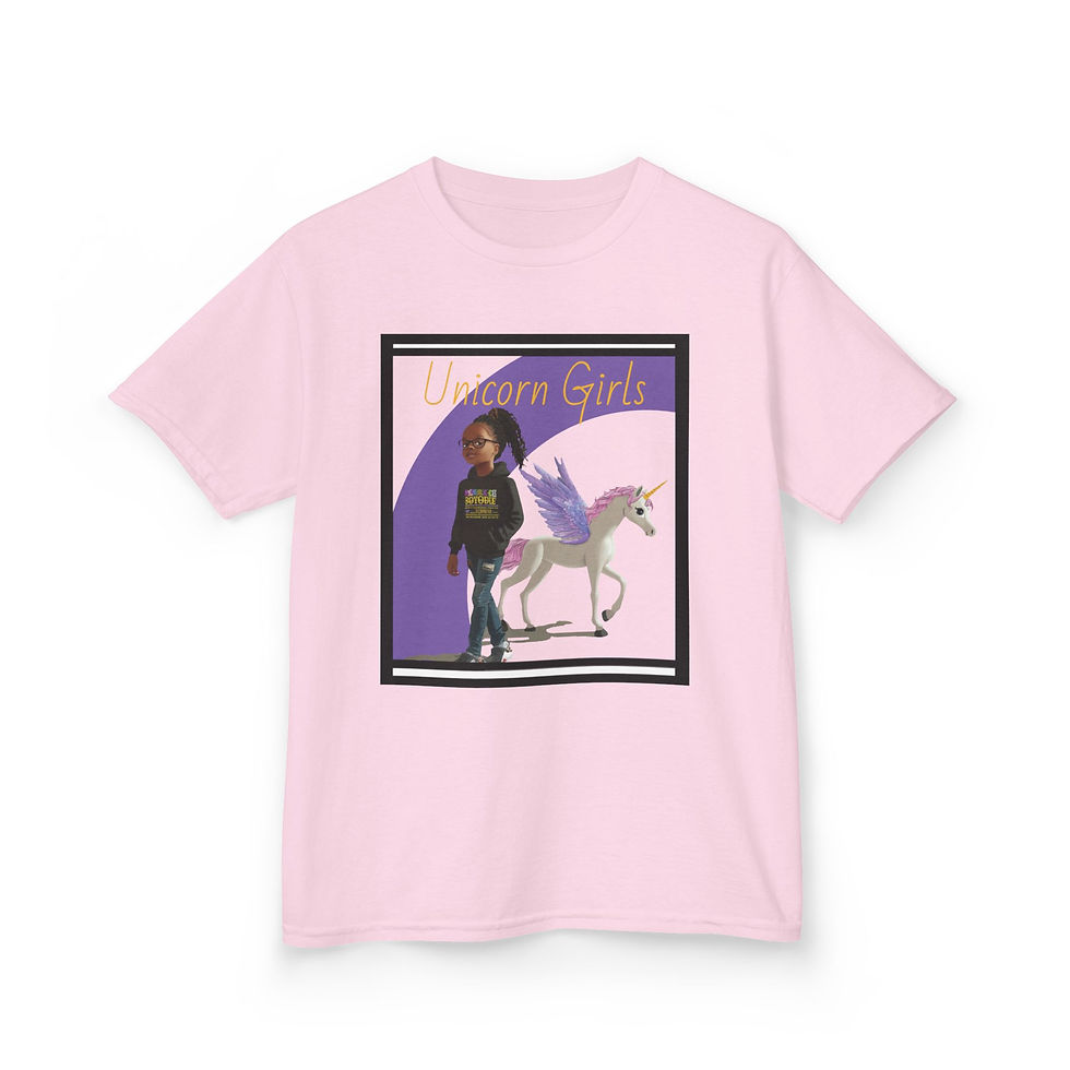 Thumbnail: Kids Graphic T-Shirt - Unicorn Girl