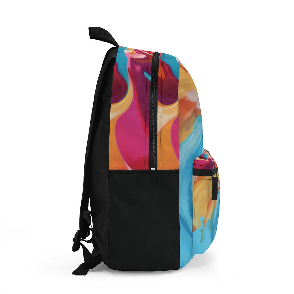 Thumbnail: Backpack - Color Gum Wave Swirl