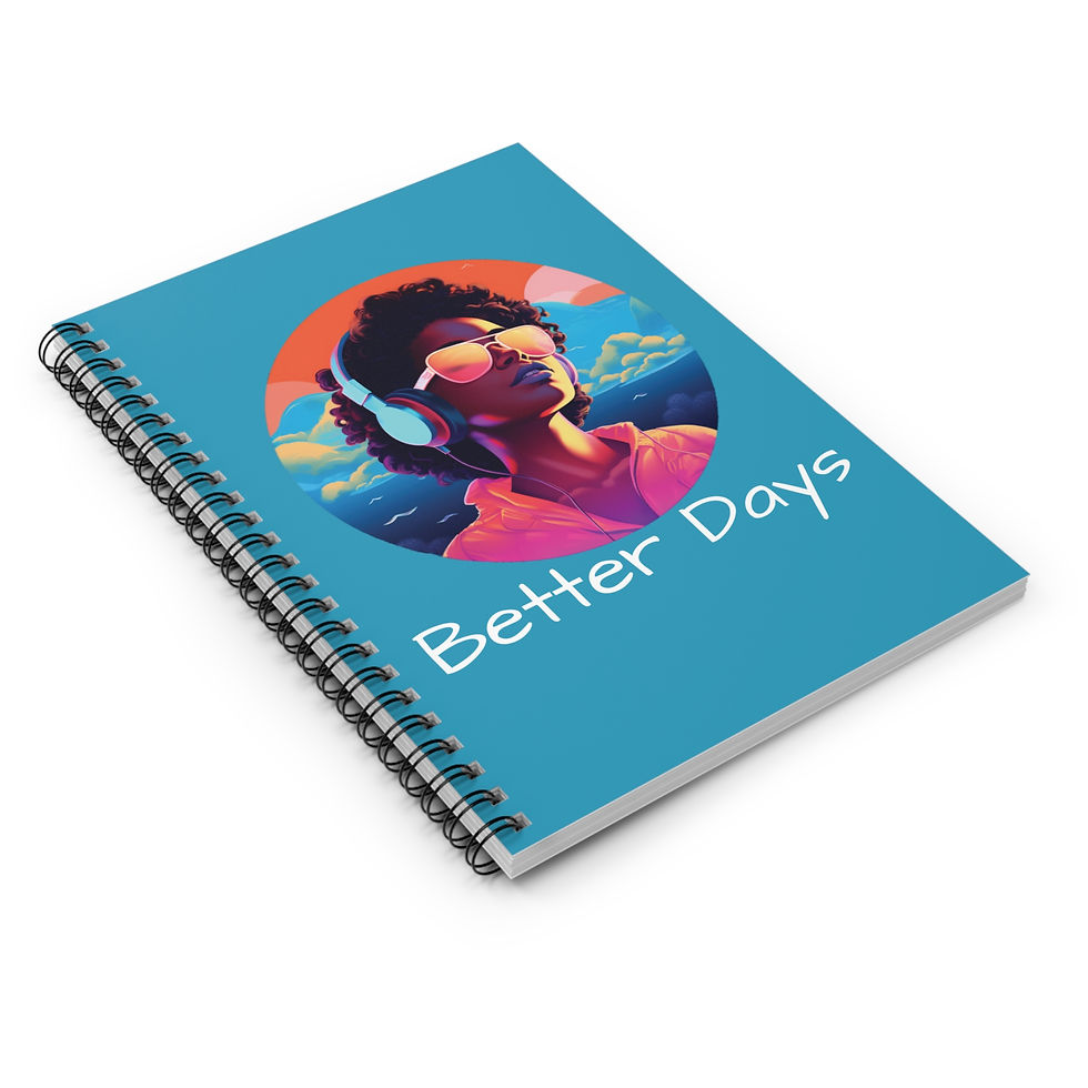 Thumbnail: Spiral Notebook - Ruled Line - Better Days