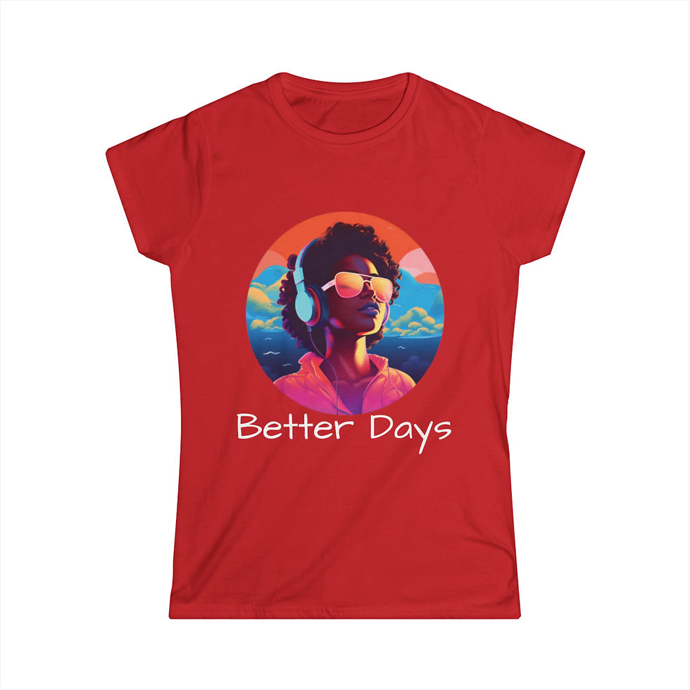 Thumbnail: Women's Graphic T-Shirt - Better Days