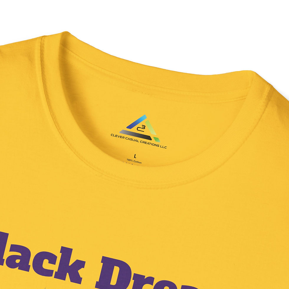 Thumbnail: Graphic T-Shirt - Black Dreams Blue Sky - Her