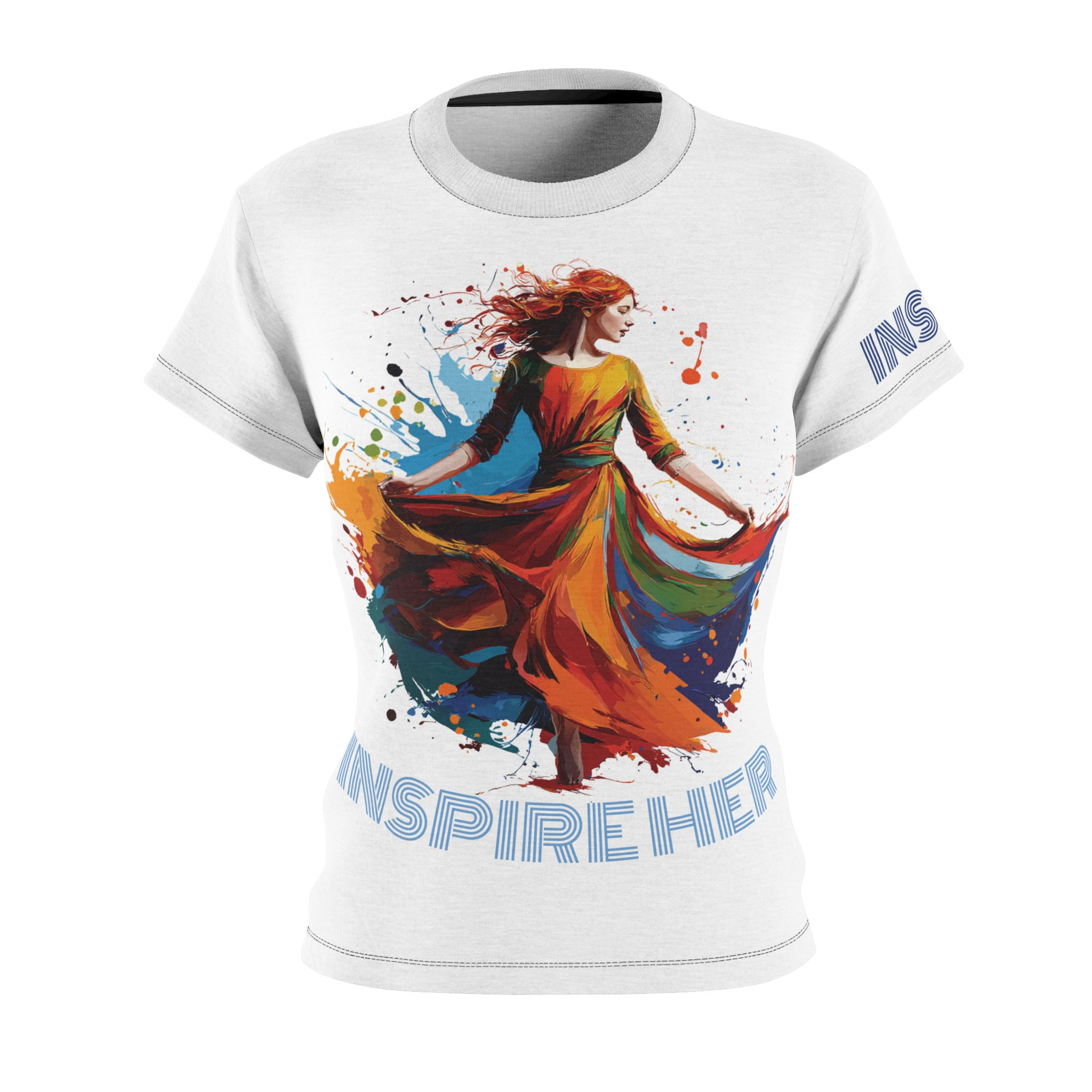 Colorful Inspirational Women's Tee - Inspire Her (Irish)