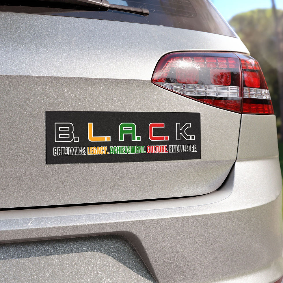 Thumbnail: Black Acronym Car Magnet