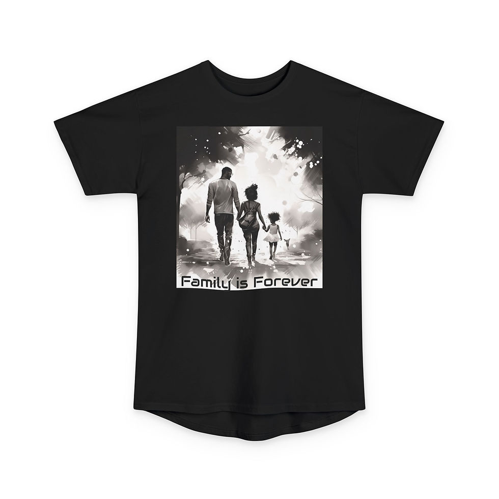 Thumbnail: Graphic T-Shirt - Family Forever (w/back-quote)