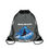 Thumbnail: Drawstring Bag - Black Dreams Blue Sky