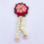 handmade lotus gajra for women India