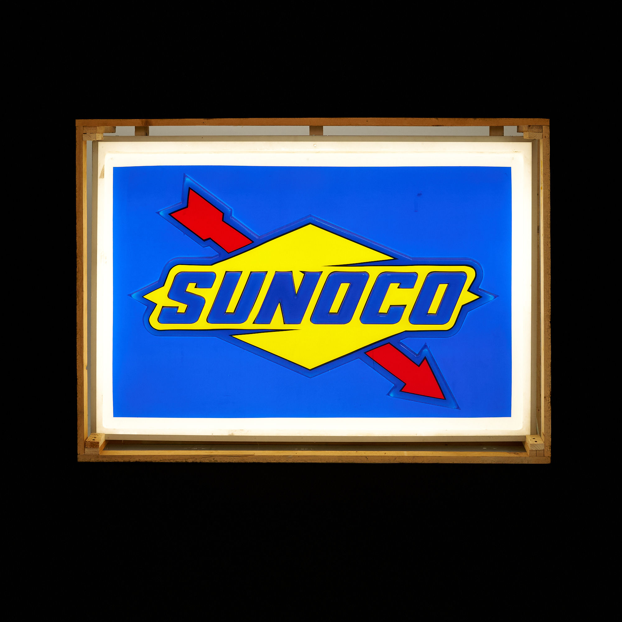 Insegna Sunoco stazione di servizio