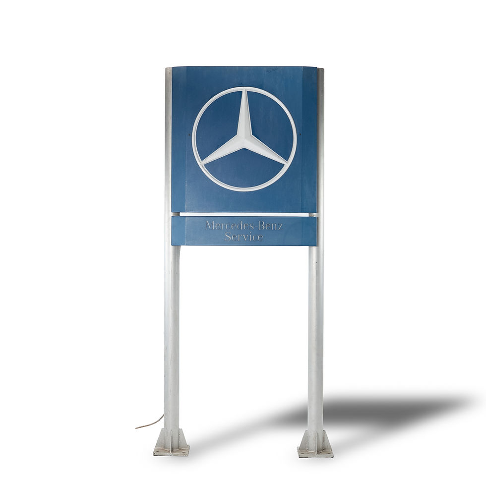 Miniatura: Insegna Mercedes-Benz service concessionario Totem