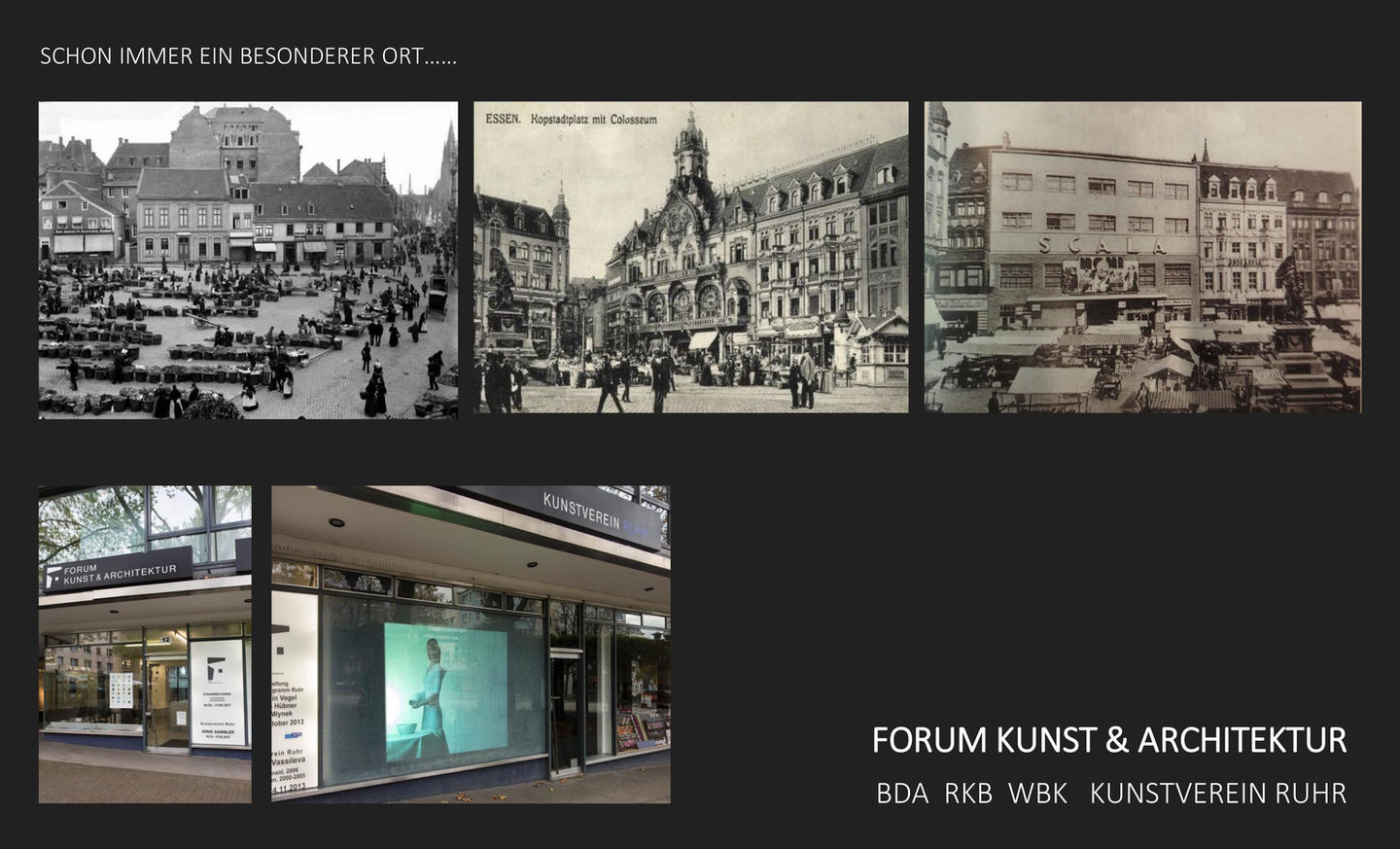 Der Kopstadtplatz im Wandel der Zeit