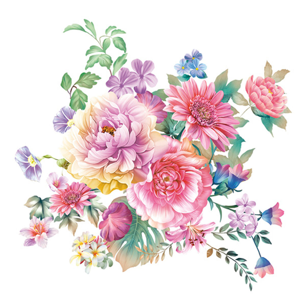 MAKI - Watercolour Flowers Arrangement