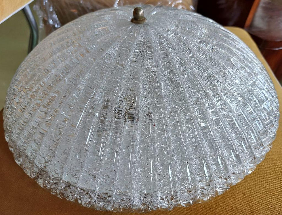 Murano glass flushmount