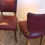 Thumbnail: Art Deco leather dining chairs