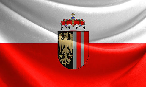 Realistic flag of Upper Austria on the wavy surface of fabric_edited.jpg