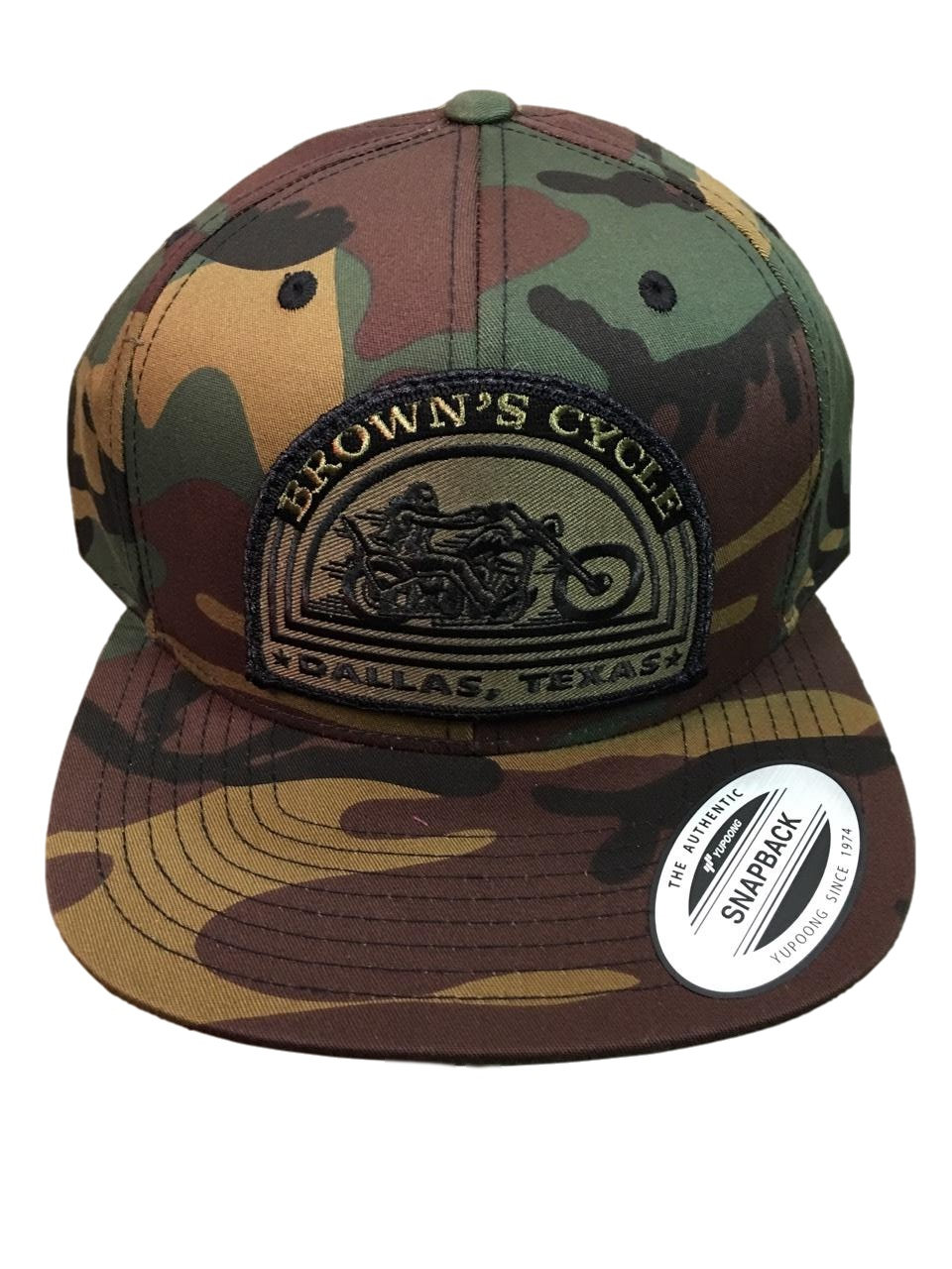 camo browns hat