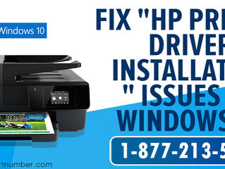 How To Fix “HP Printer Driver Installation” Issues on Windows 10?
