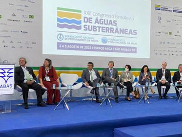 Presidente da REBOB participa do XXII Congresso Brasileiro de Águas Subterrâneas