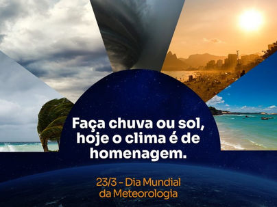 23 de março: Dia Mundial da Meteorologia