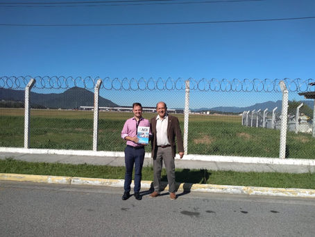 Visita Protocolar da ACE / COMDES no Floripa Airport no dia 11 de Abril de 2019