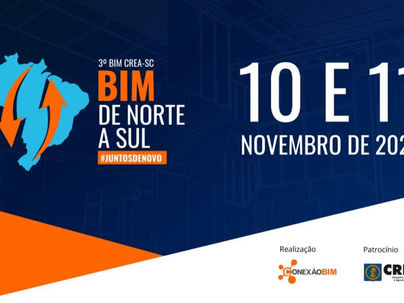 Inscrições abertas para o 3º Congresso BIM CREA-SC