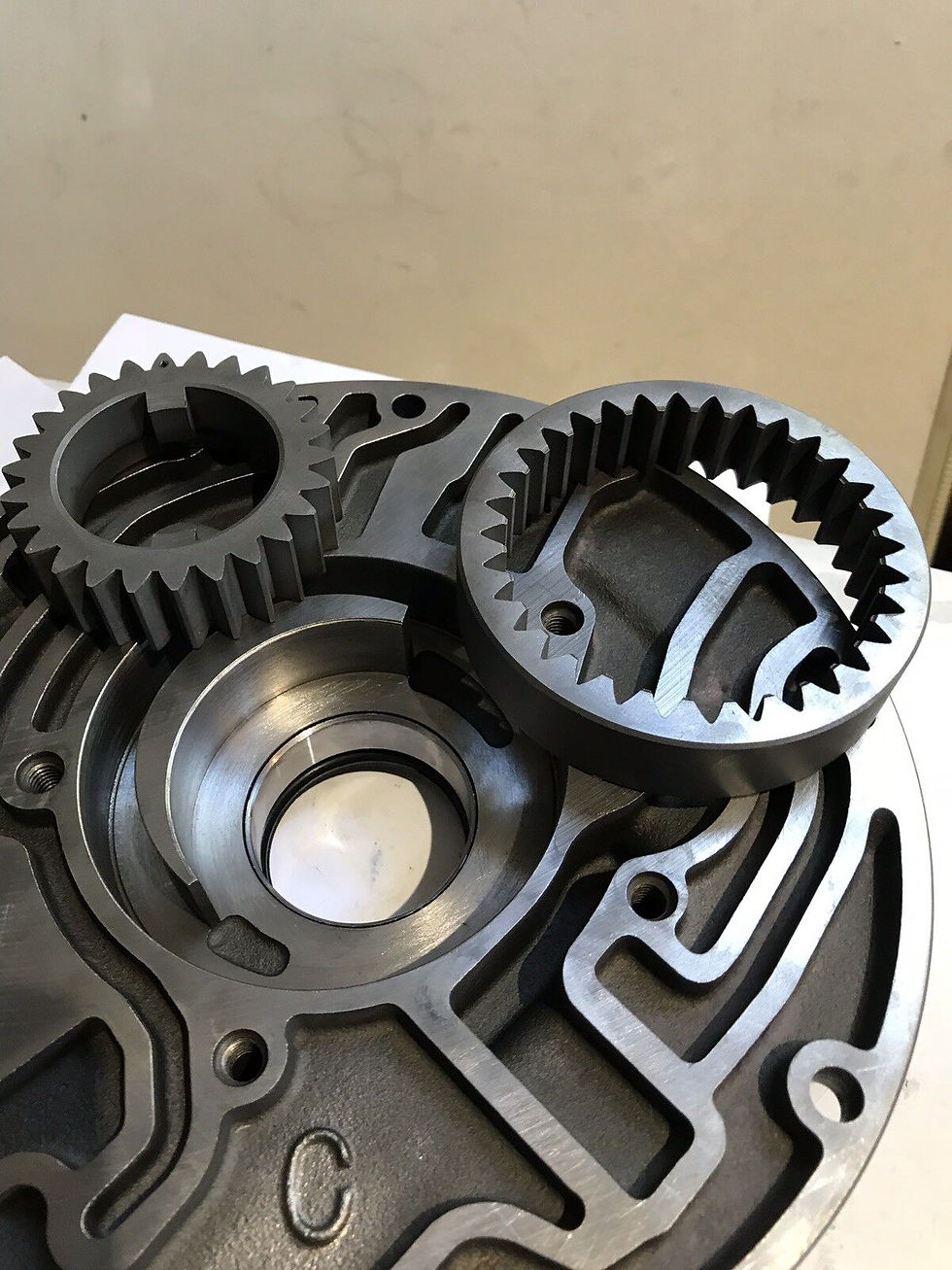 Thumbnail: GM TH350C Transmission Pump Lock-up Complete Rebuilt .843" Wide Gears 1980-1986