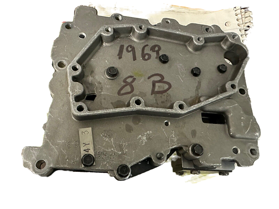 Thumbnail: C4 TRANS VALVE BODY C9AP-7A101-E C8-7A092-B 8 BOLTS VB CODE SILVER 4Y 3 , 1969