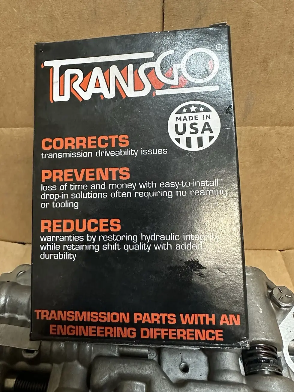 Thumbnail: C4 VALVE BODY D0AP-7A101-A D0AP-7A092-E 8 BOLT TO CASE SHIFT KIT INSTALLED