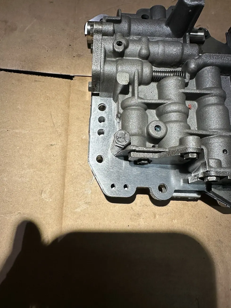 Thumbnail: C4 TRANS VALVE BODY 1964 C4AP-7A101-B C4AP-7A092-A 8 BOLT TO CASE REMAN